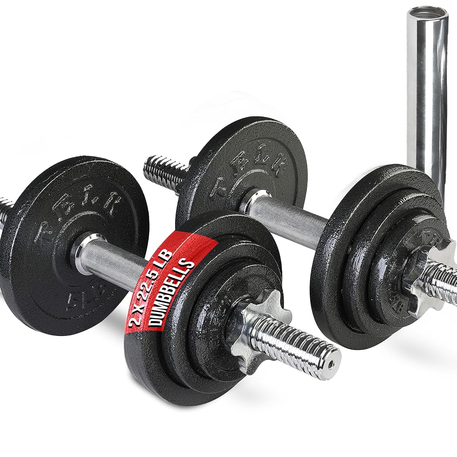 Home Gym Dumbbell Set - Regulowany zestaw hantli z płytami żeliwnymi