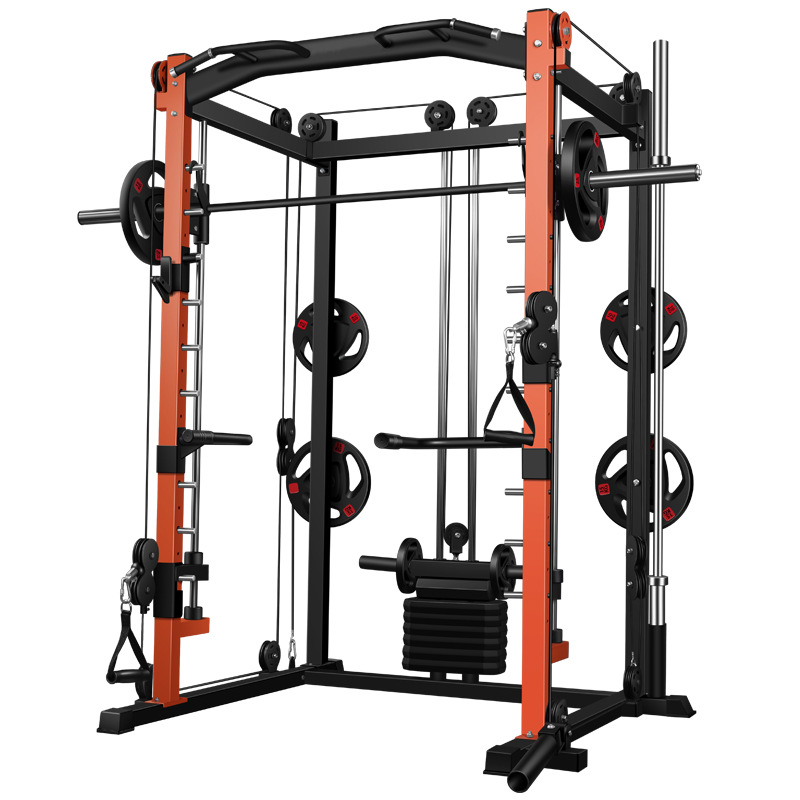 Home Gym With Smith Machine - Wielofunkcyjny sprzęt do domowej siłowni: stojak