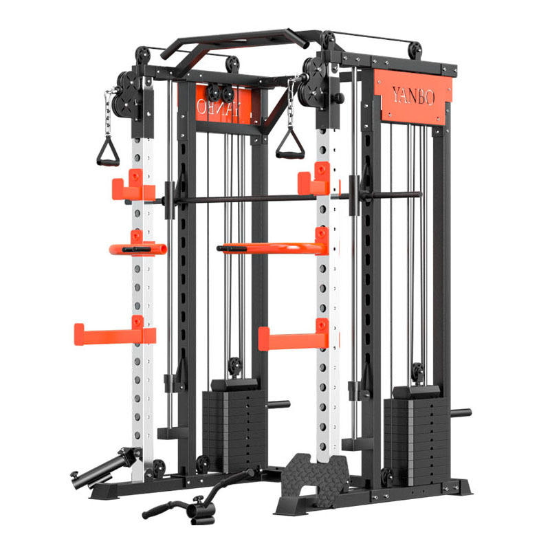 Home Gym With Smith Machine - Wielofunkcyjny stojak do przysiadów z maszyną