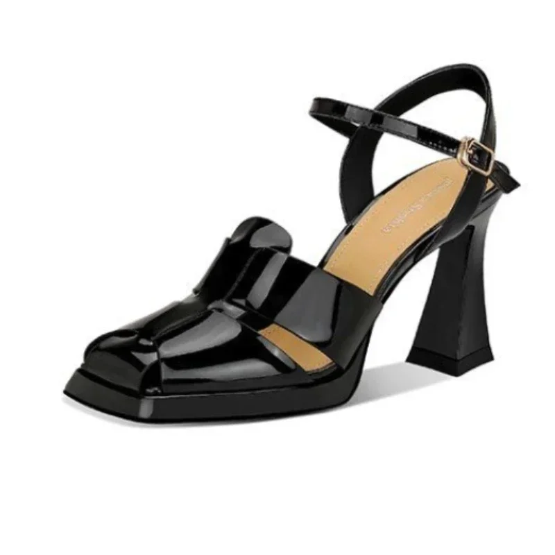 Ankle Strap Attachment - Damskie sandały na wysokim obcasie, modne