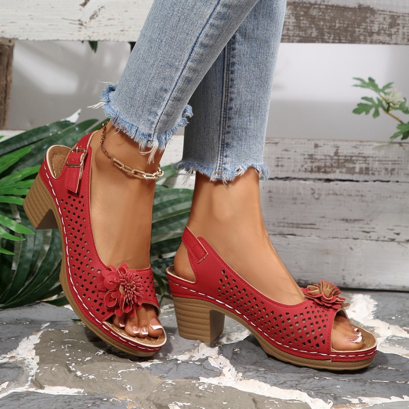 Damskie sandały na masywnym ob – Ankle Strap Attachment recenzja i cena