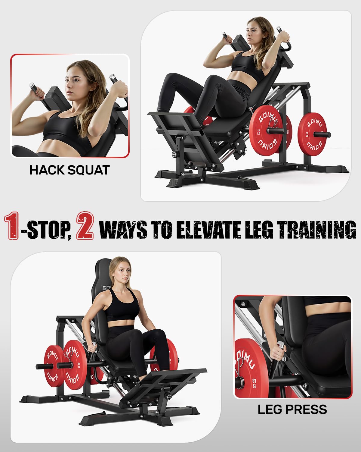 Maszyna do wyciągu nóg i przys – Leg Press Machine recenzja i cena