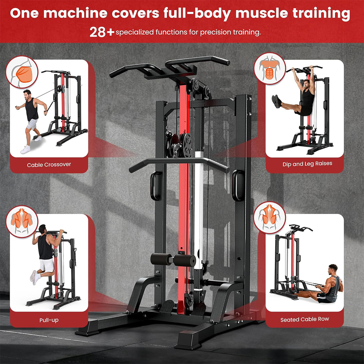 Pooboo Home Gym Machine - Syst – Home Gym All In One recenzja i cena