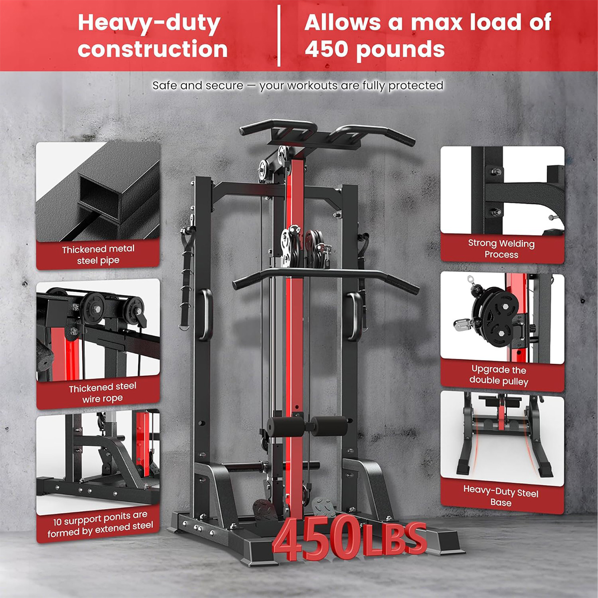 Pooboo Home Gym Machine - Syst – Home Gym All In One recenzja i cena