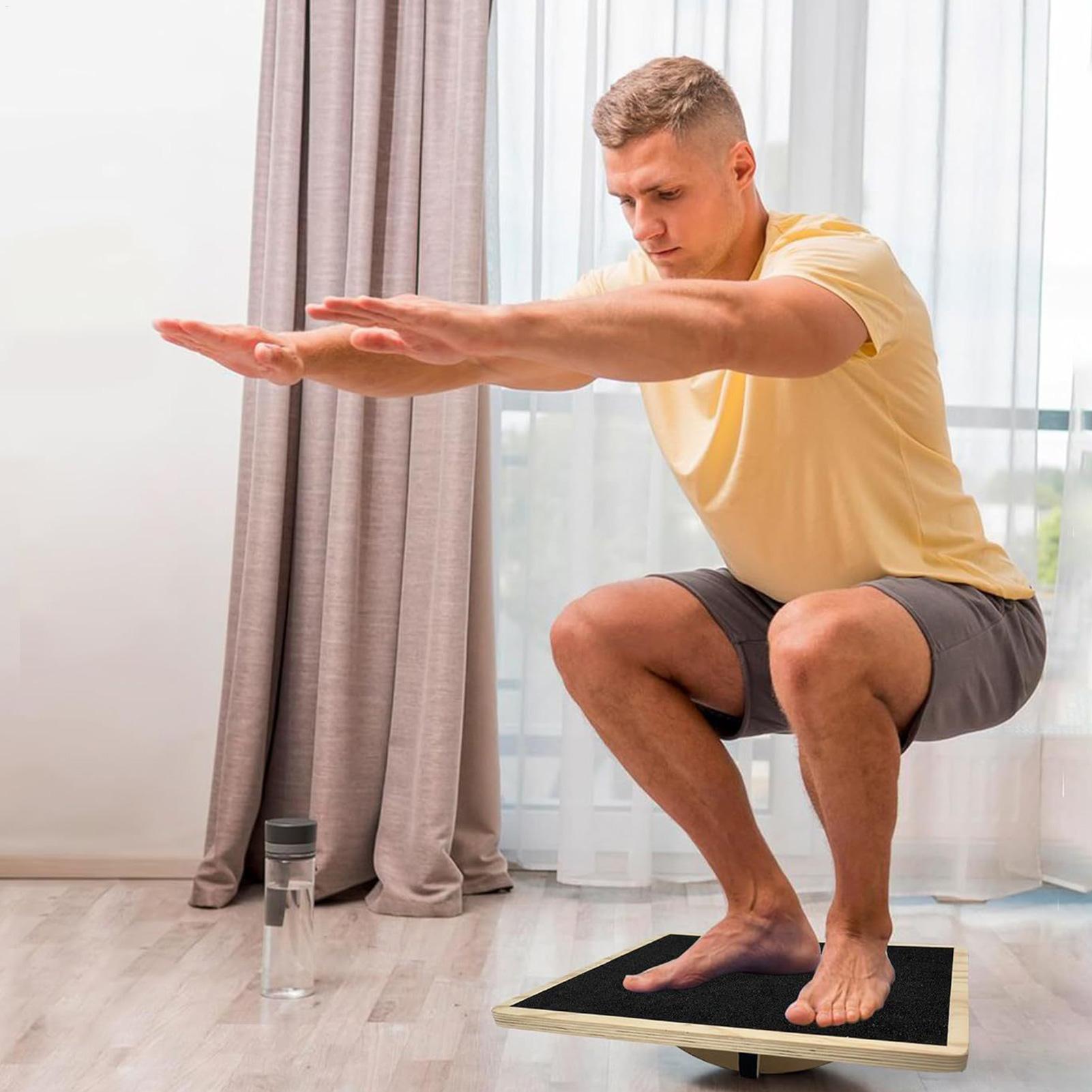 Drewniana deska do ćwiczeń, an – Home Gym In Apartment recenzja i cena