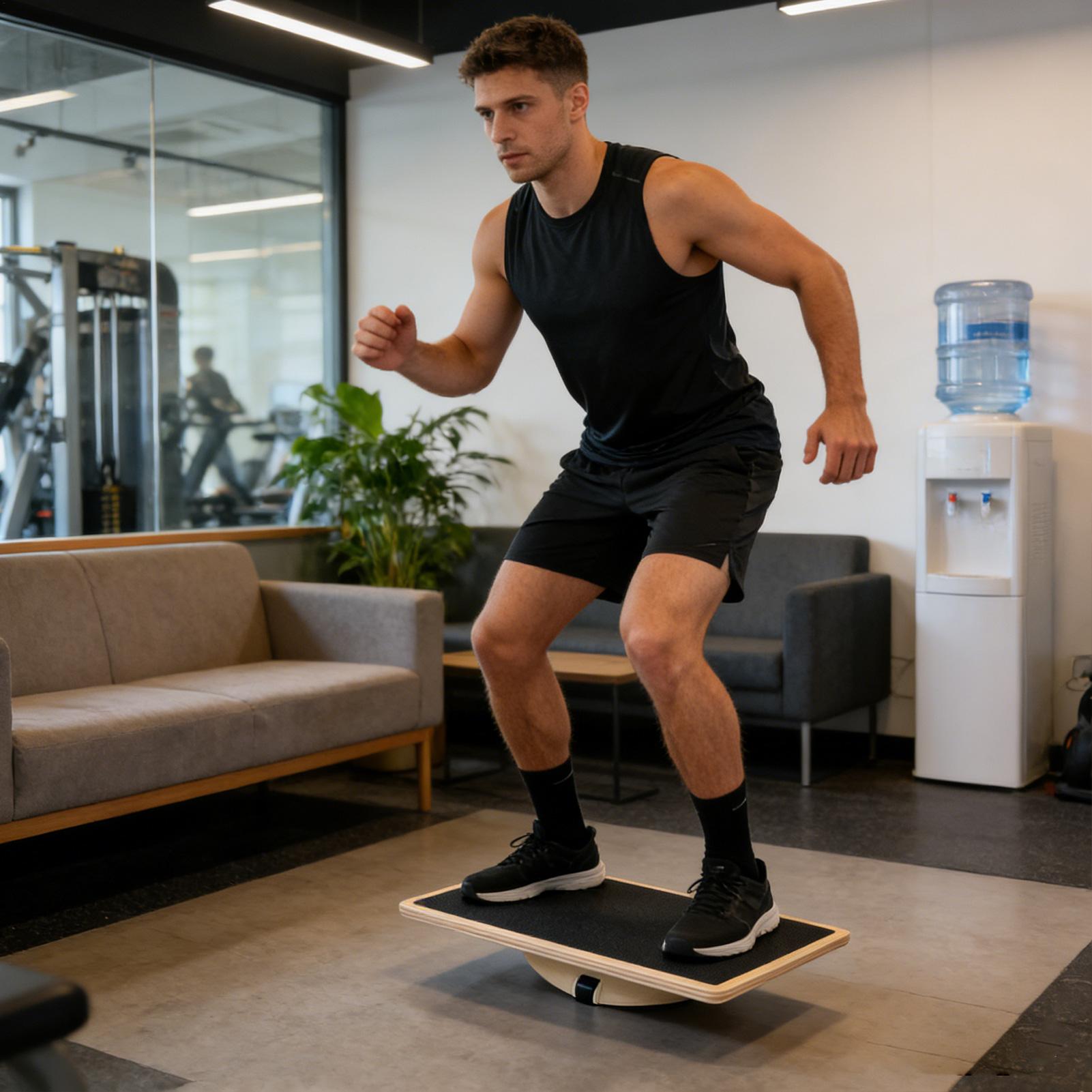 Drewniana deska do ćwiczeń, an – Home Gym In Apartment recenzja i cena