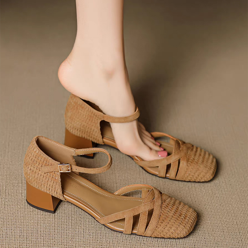 Retro Plecione Sandały na Wyso – Ankle Strap Attachment recenzja i cena