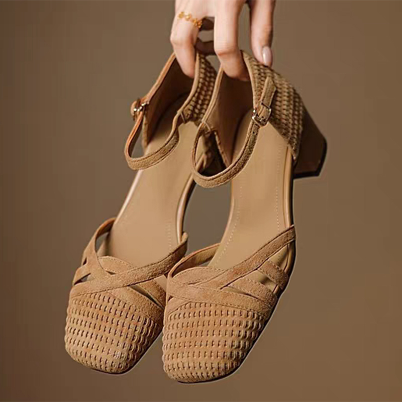 Retro Plecione Sandały na Wyso – Ankle Strap Attachment recenzja i cena