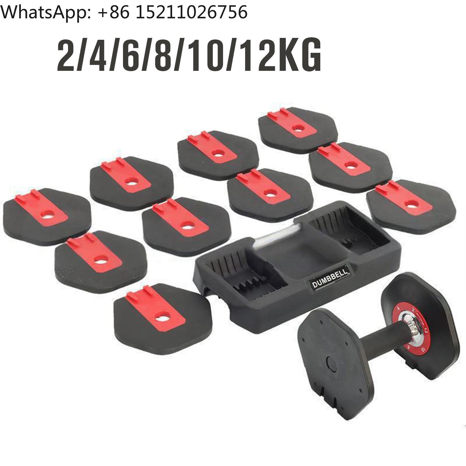 Regulowane hantle 2kg 4kg 6kg  – Home Gym Dumbbell Set recenzja i cena