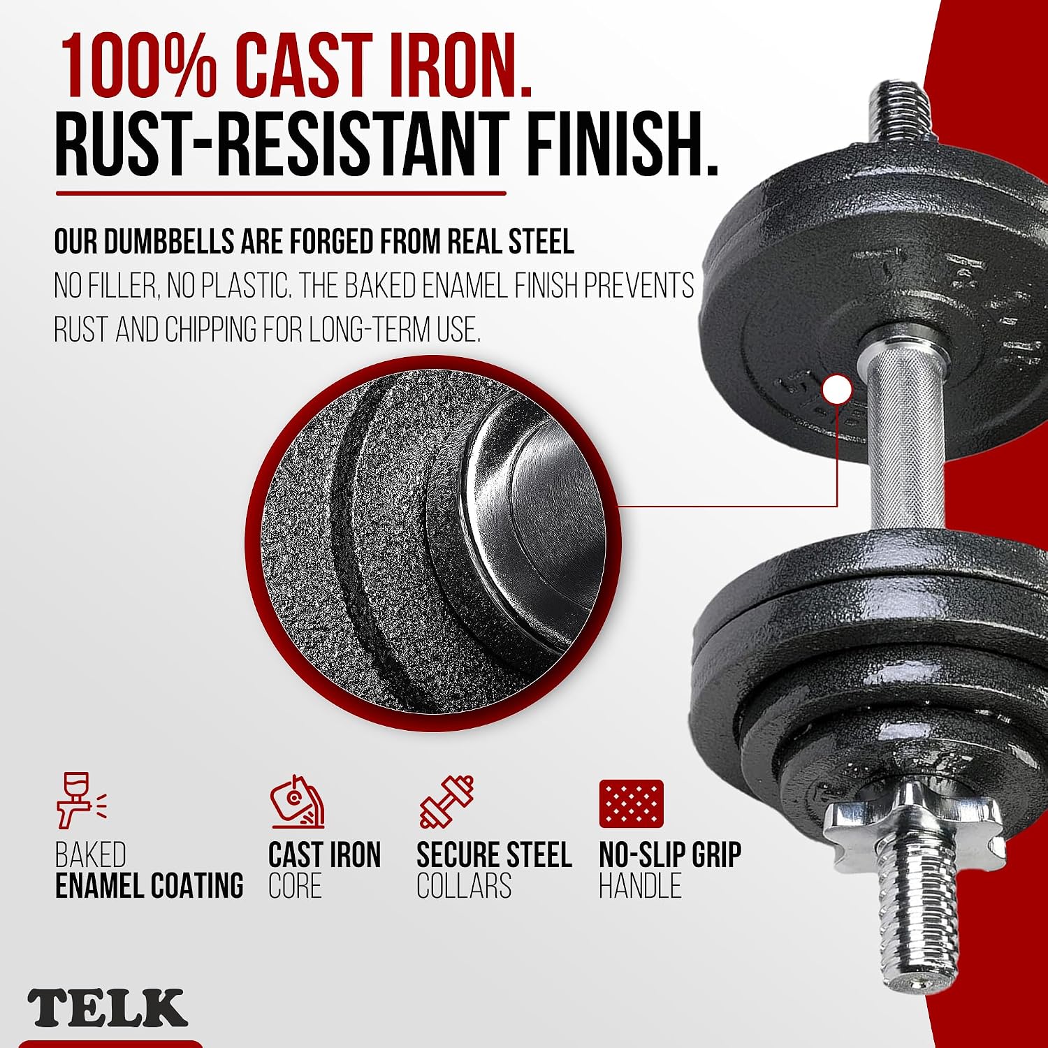 Regulowany zestaw hantli z pły – Home Gym Dumbbell Set recenzja i cena