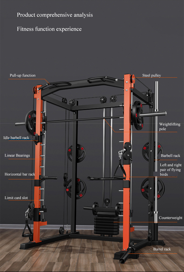 Wielofunkcyjny sprzęt do domow – Home Gym With Smith Machine recenzja i cena