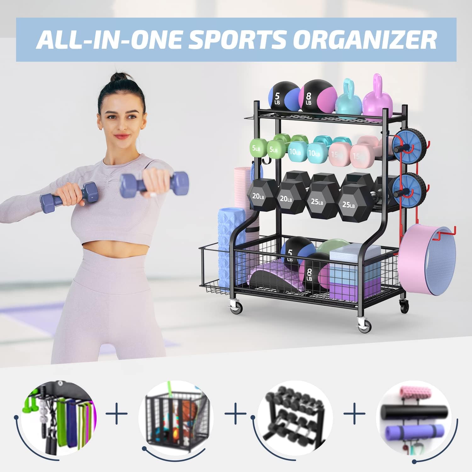 Stojak na hantle do domowej si – Home Gym Usa recenzja i cena