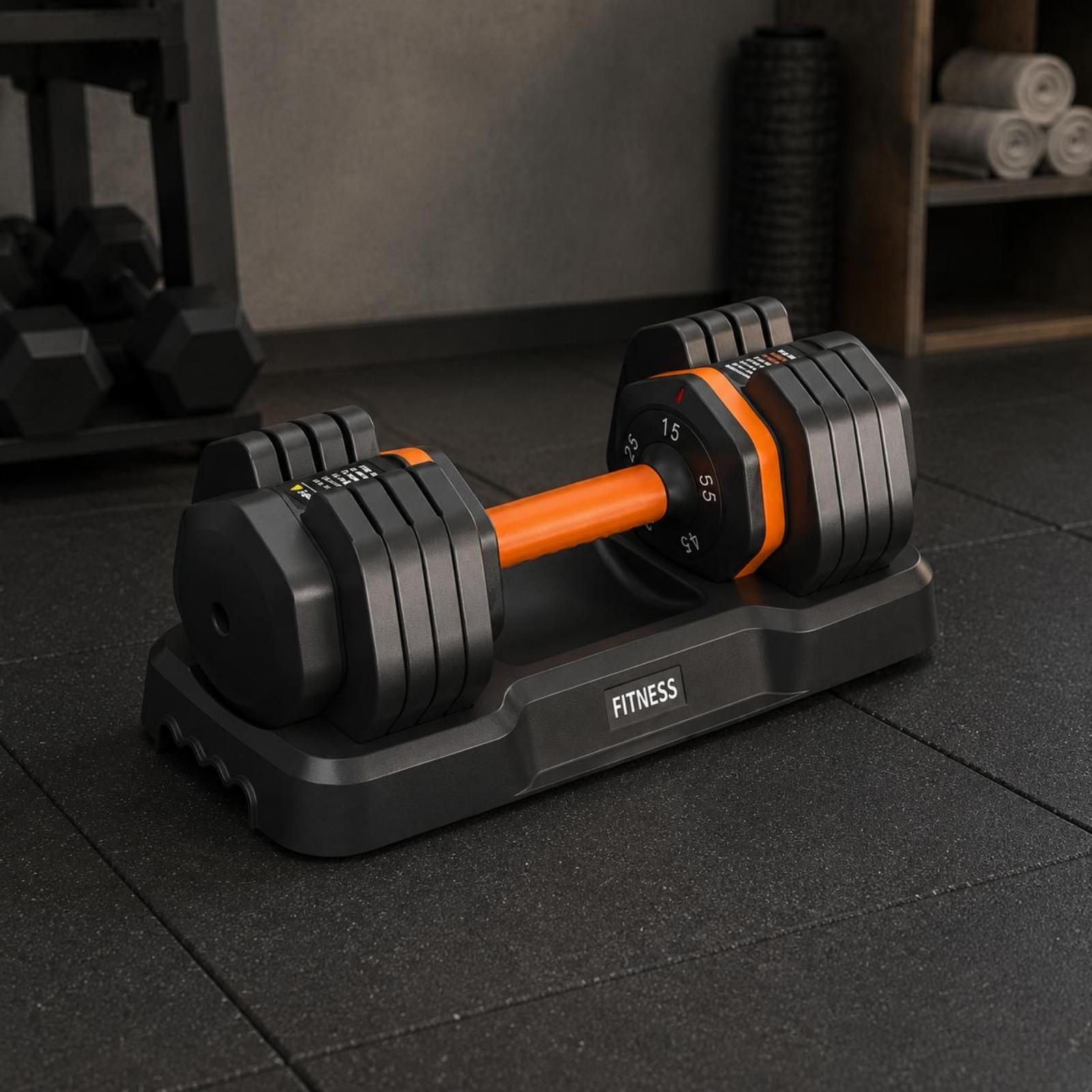 Regulowany hantel z formowaną  – Home Gym Dumbbell Set recenzja i cena