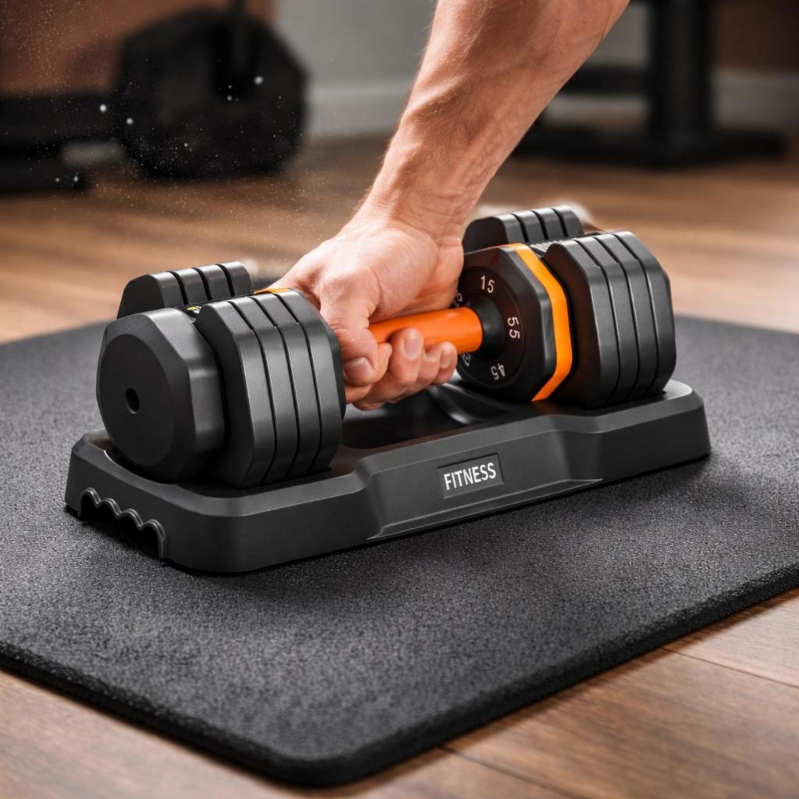 Regulowany hantel z formowaną  – Home Gym Dumbbell Set recenzja i cena