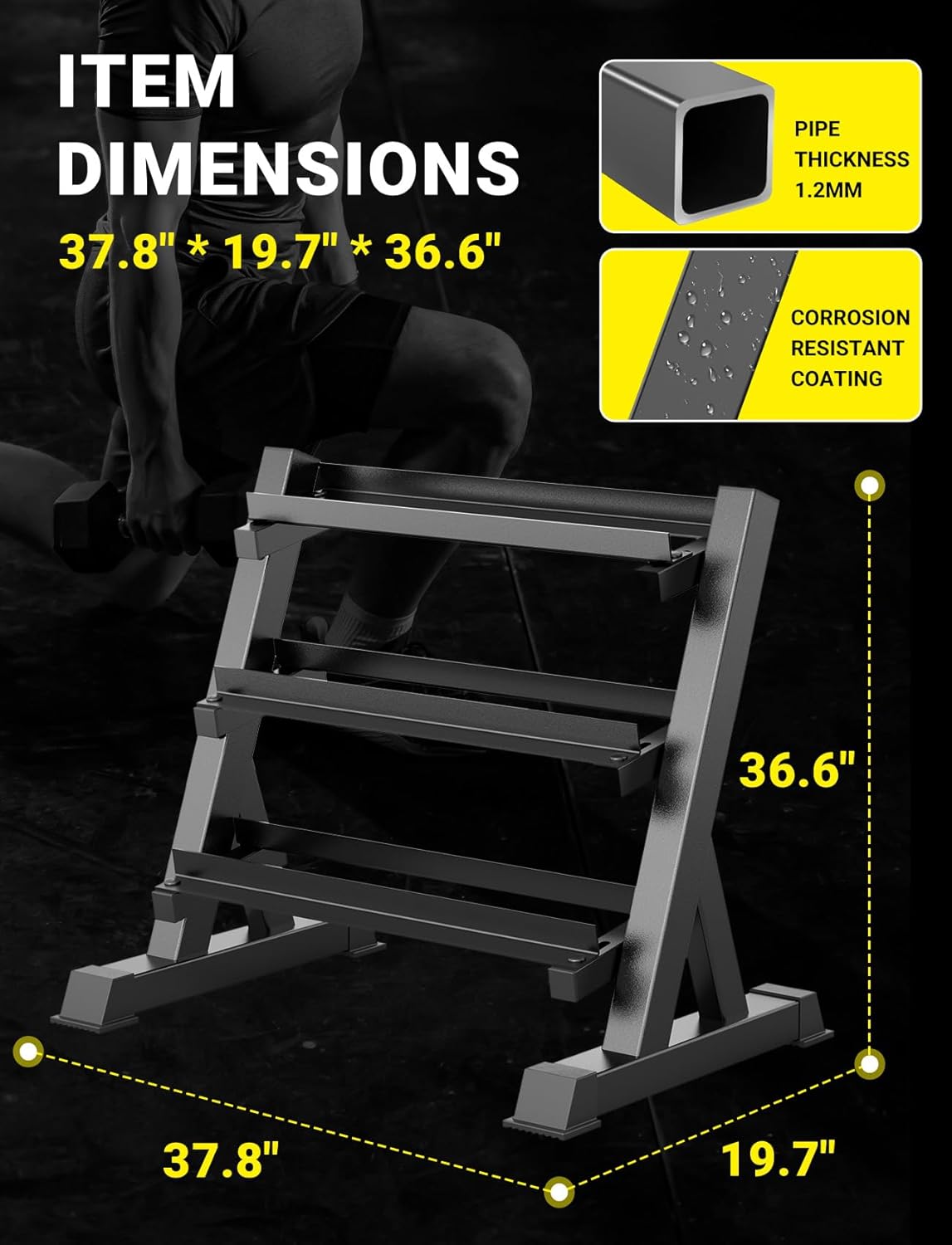 Stojak na hantle do domowej si – Home Gym Usa recenzja i cena